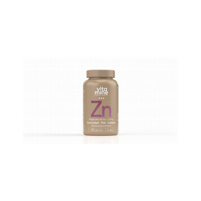 Bisglicinato de zinc
60 cápsulas vegetales de 572 mg


Bisglicinato de Zinc de Vitamine ha sido formulado para aportar este