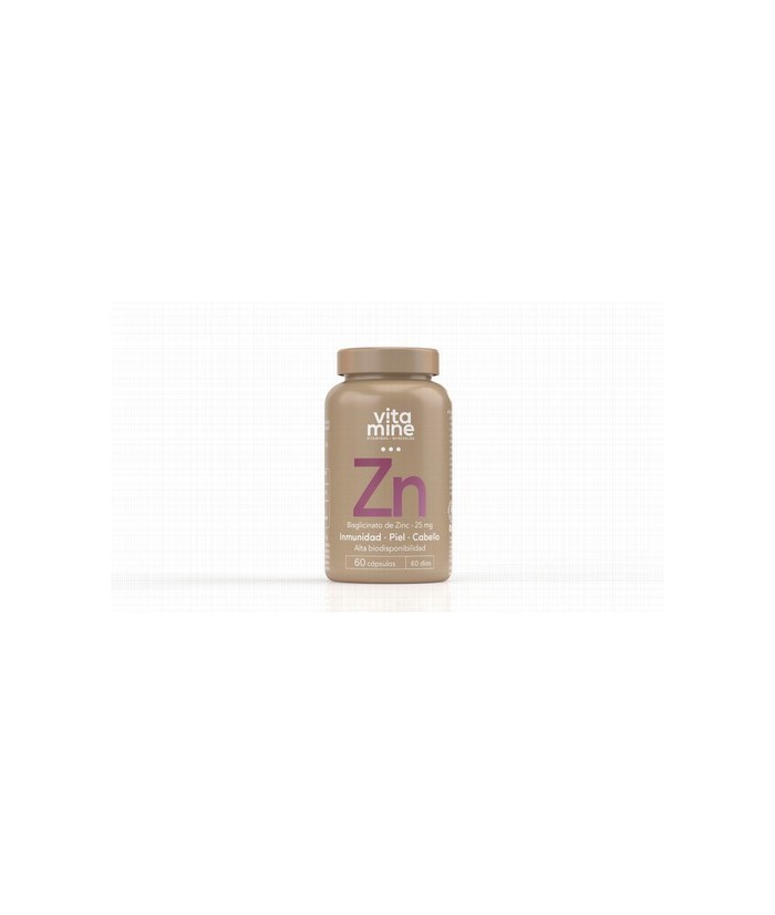 Bisglicinato de zinc
60 cápsulas vegetales de 572 mg


Bisglicinato de Zinc de Vitamine ha sido formulado para aportar este