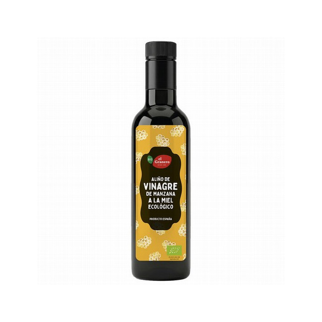 vinagre de manzana* 50%, mosto concentrado de uva* y miel de mil flores* 7%.(*)=De
cultivo ecológico

 Valor Energético KJ: