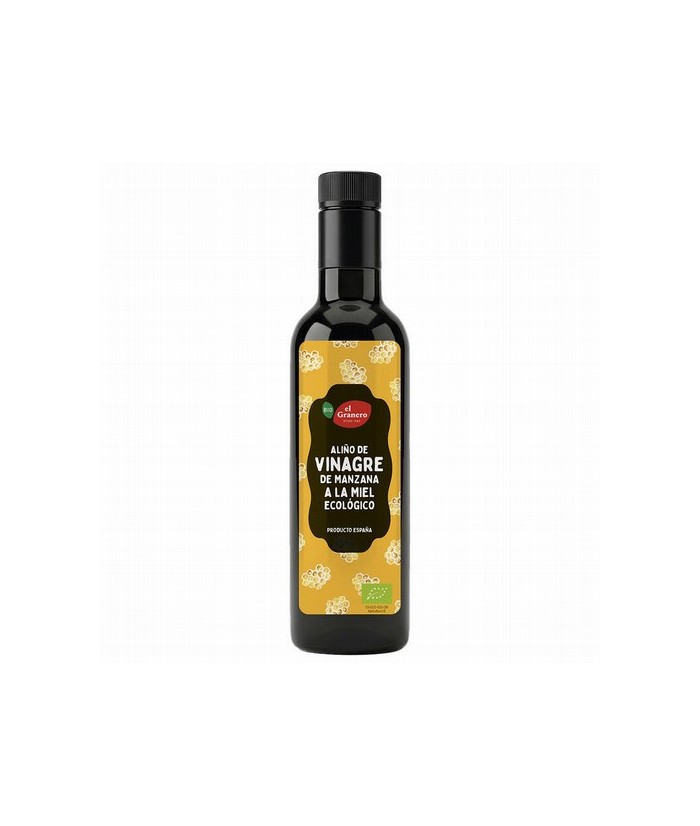  vinagre de manzana* 50%, mosto concentrado de uva* y miel de mil flores* 7%.(*)=De
cultivo ecológico

 Valor Energético KJ: