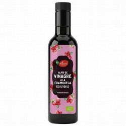 vinagre de vino* 50%, mosto concentrado* y concentrado de frambuesa* 2,5%.(*)=De
cultivo ecológico.
 Valor Energético KJ: 763