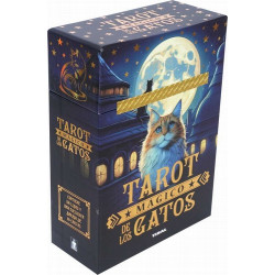 Caja de cartón plastificado mate con estampación. Cont.: libro y baraja de 40 cartas con estampación