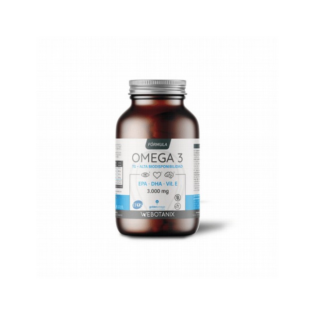 Ingredientes
Aceite de pescado Golden Omega® (40% EPA y 30% DHA), D-alfa-tocoferol (Vitamina E natural). Cápsula blanda: agent