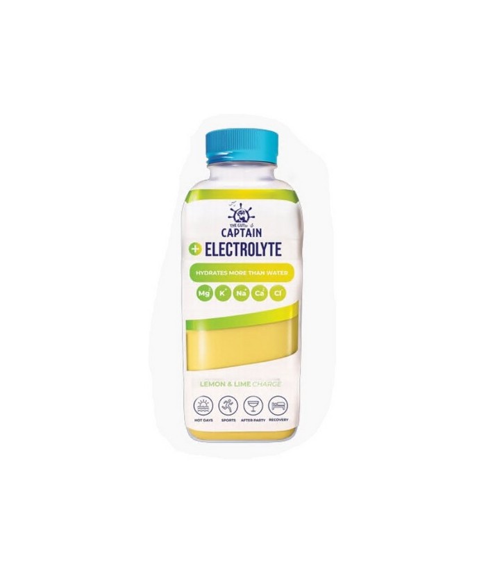 El GUTsy Captain Electrolyte Lemon Lime 4x600 ml (sabor a limon) se ha desarrollado a partir de fórmulas de rehidratación intra