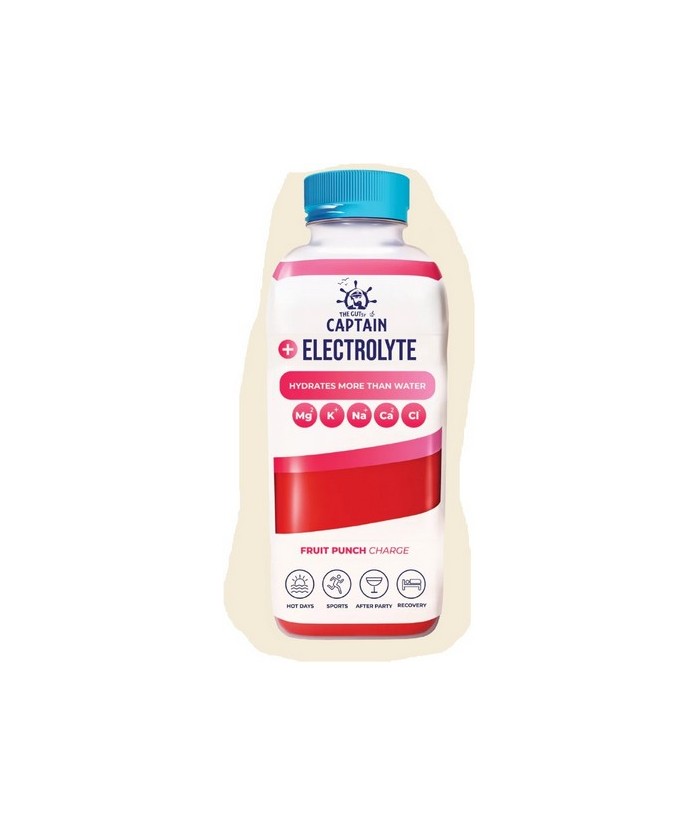 El GUTsy Captain Electrolyte Fruit Punch 4x600 ml (sabor a frutos rojos) se ha desarrollado a partir de fórmulas de rehidrataci
