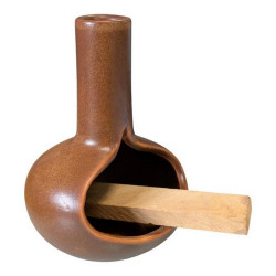 Acabado patinado: apertura inferior, difusión suave desde arriba
Quemador cerámico diseñado para fumigación natural.

Su ape