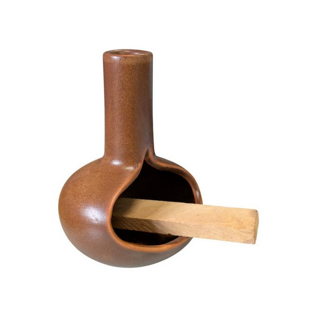 Acabado patinado: apertura inferior, difusión suave desde arriba
Quemador cerámico diseñado para fumigación natural.

Su ape