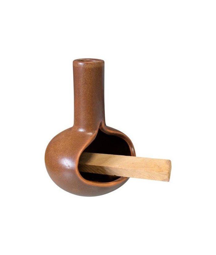 Acabado patinado: apertura inferior, difusión suave desde arriba
Quemador cerámico diseñado para fumigación natural.

Su ape