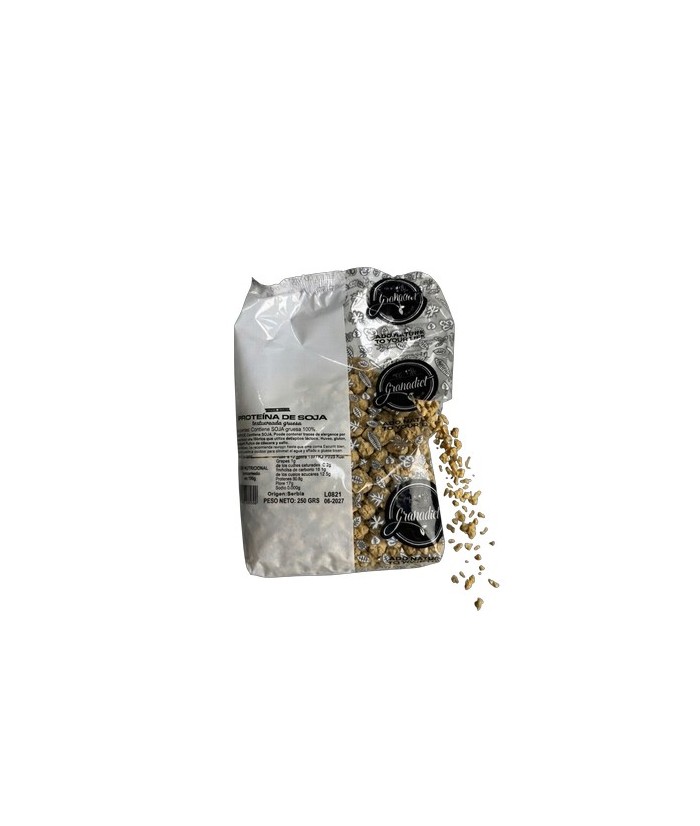 GR.PROTEINA DE SOJA GRUESA  BOLSA 250 Gr.