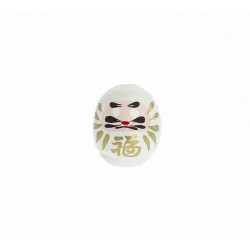 Daruma, Daruma: hago un propósito y te pinto un ojo. Cuando lo haya cumplido, te pintaré el otro.
El Daruma blanco se utiliz