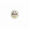 Daruma, Daruma: hago un propósito y te pinto un ojo. Cuando lo haya cumplido, te pintaré el otro.
El Daruma blanco se utiliz