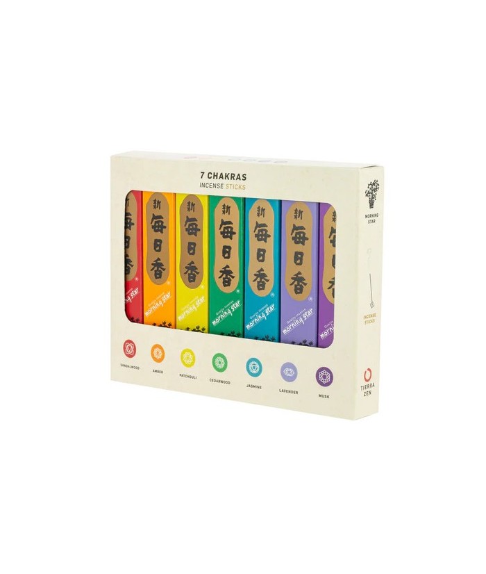 TZ.SET INCIENSO MORNING STAR 7 CHAKRAS