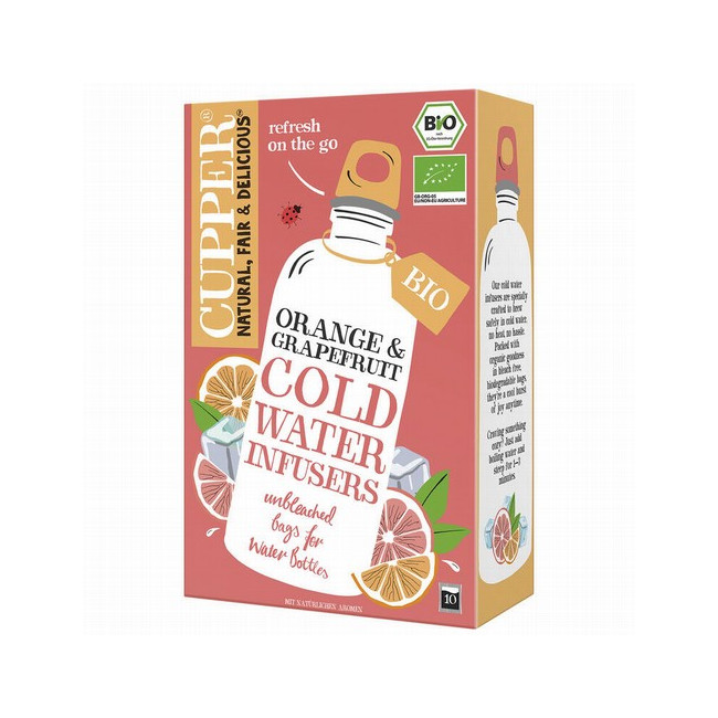Ingredientes: escaramujo*, rooibos* 17%, hibisco*, hibisco blanco*, hierba de limón*, raíz de regaliz*, cáscara de naranja* 8%,