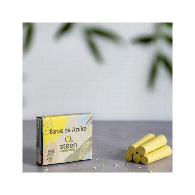 Un producto 100% mineral, se elaboran a partir de azufre en polvo extraído del fondo marino o volcánico.

Las barras de azufr