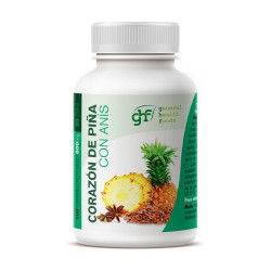 Corazón de piña con anís confort digestivo de GHF es un complemento alimenticio que contiene bromelina o bromelaína, una sustan