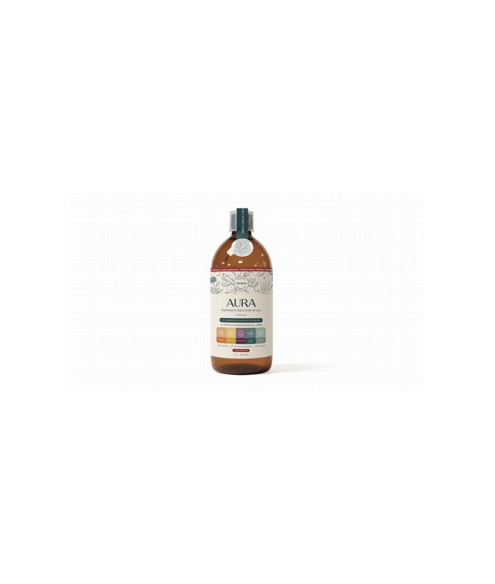 Aura es mucho más que un suplemento: combina 31 elementos entre vitaminas, minerales e ingredientes naturales de alta biodispon
