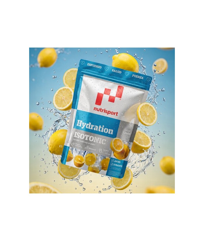 HYDRATION ISOTONIC POWDER LIMÓN
Desarrollado para ayudarte a mantener el rendimiento y favorecer una hidratación eficiente dur