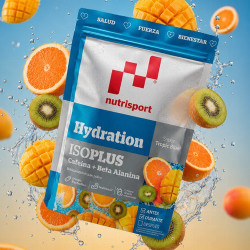 HYDRATION ISOPLUS POWDER B-ALANINA + CAFEÍNA
Es una bebida isotónica avanzada formulada para deportistas que buscan rendimient