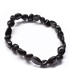 Pulsera de Turmalina rodado irregular con medidas 6x9mm.

En goma elástica.