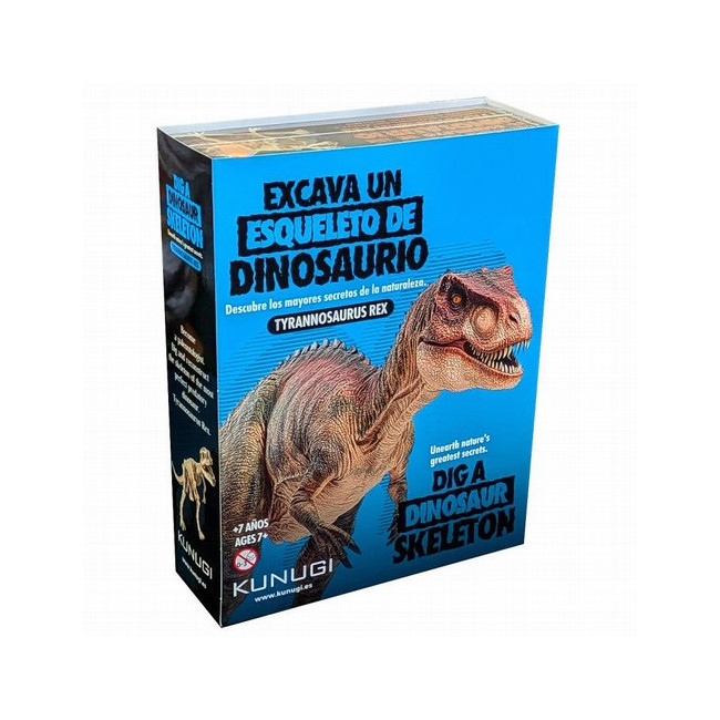 Convierteté en un paleontólogo. Excava y reconstruye el esqueleto de un Tyrannosaurus Rex que esta enterrado en un bloque de ti