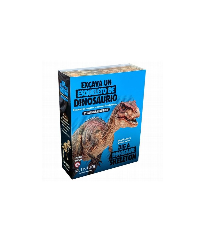 Convierteté en un paleontólogo. Excava y reconstruye el esqueleto de un Tyrannosaurus Rex que esta enterrado en un bloque de ti