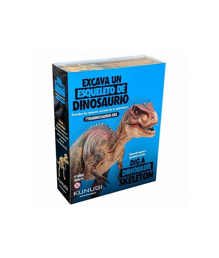 Convierteté en un paleontólogo. Excava y reconstruye el esqueleto de un Tyrannosaurus Rex que esta enterrado en un bloque de ti