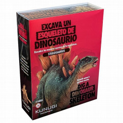 Conviértete en un paleontólogo. Excava y reconstruye el esqueleto de un STEGOSAURUS que esta enterrado en un bloque de tierra s