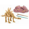 Conviértete en un paleontólogo. Excava y reconstruye el esqueleto de un STEGOSAURUS que esta enterrado en un bloque de tierra s