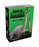 Conviértete en un paleontólogo. Excava y reconstruye el esqueleto de un BRACHIOSAURUS que esta enterrado en un bloque de tierra