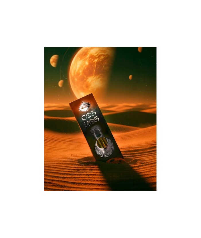 7 inciensos cosmos, cada uno vinculado a un planeta y su poder único. Con aromas especiales, equilibran y potencian tus energía