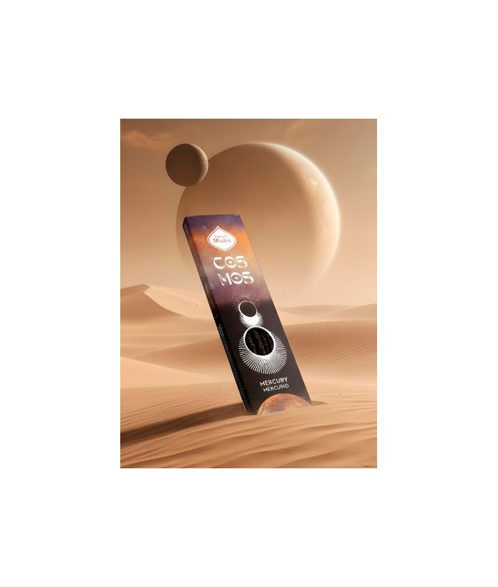 7 inciensos cosmos, cada uno vinculado a un planeta y su poder único. Con aromas especiales, equilibran y potencian tus energía