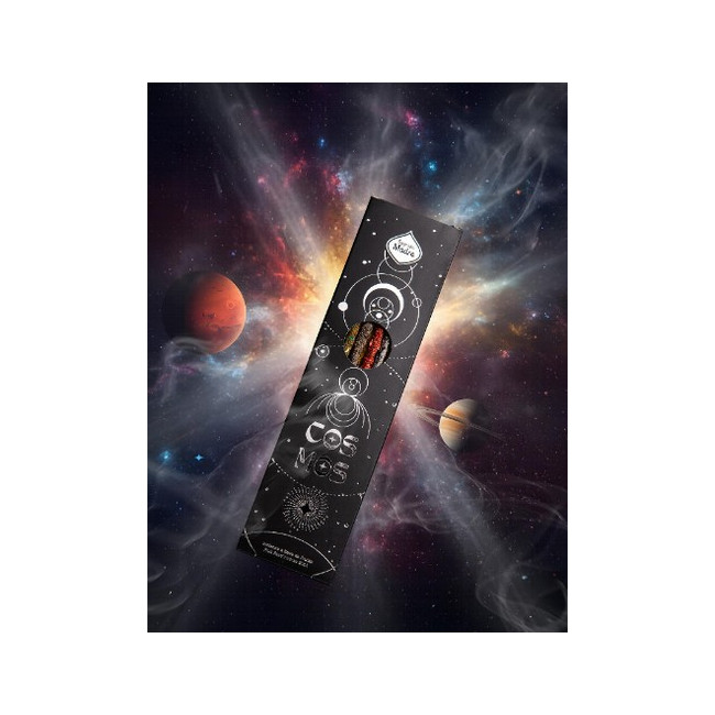 7 inciensos cosmos, cada uno vinculado a un planeta y su poder único. Con aromas especiales, equilibran y potencian tus energía