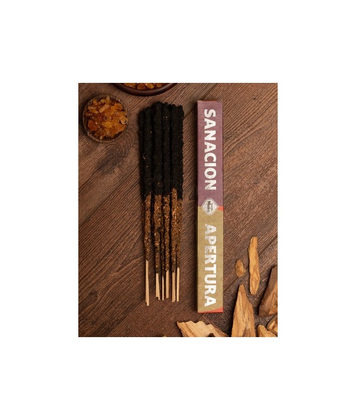 Estos sahumerios Duos combinan el palo santo y el incienso en una sinergia armoniosa. El aroma del palo santo sana el alma y, j