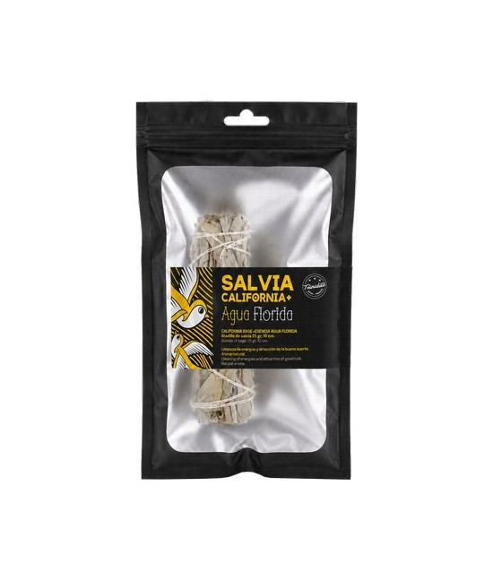 El Atado de Salvia de California con Agua Florida Trinidad combina salvia de California en formato atado con el aroma caracterí