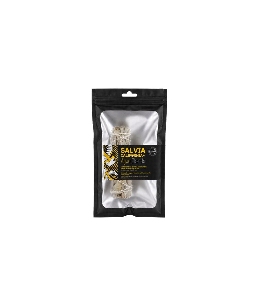 El Atado de Salvia de California con Agua Florida Trinidad combina salvia de California en formato atado con el aroma caracterí