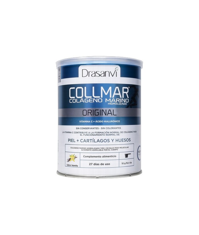 Collmar®  está elaborado con auténtico Colágeno Marino Hidolizado, procedente de peces, y sometido a un proceso de hidrólisis.D