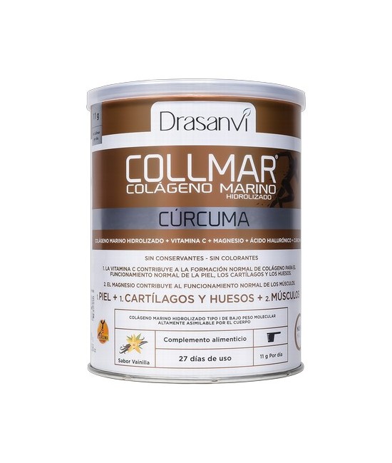 Collmar® es un complemento alimenticio a base de Colágeno Marino, enriquecido con vitamina C y Magnesio.La combinación de estos