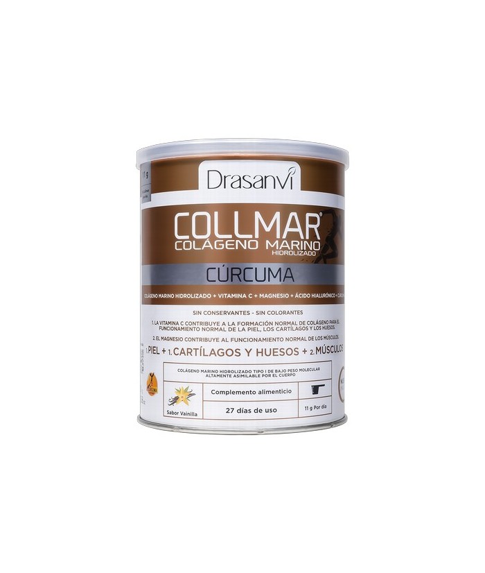 Collmar® es un complemento alimenticio a base de Colágeno Marino, enriquecido con vitamina C y Magnesio.La combinación de estos