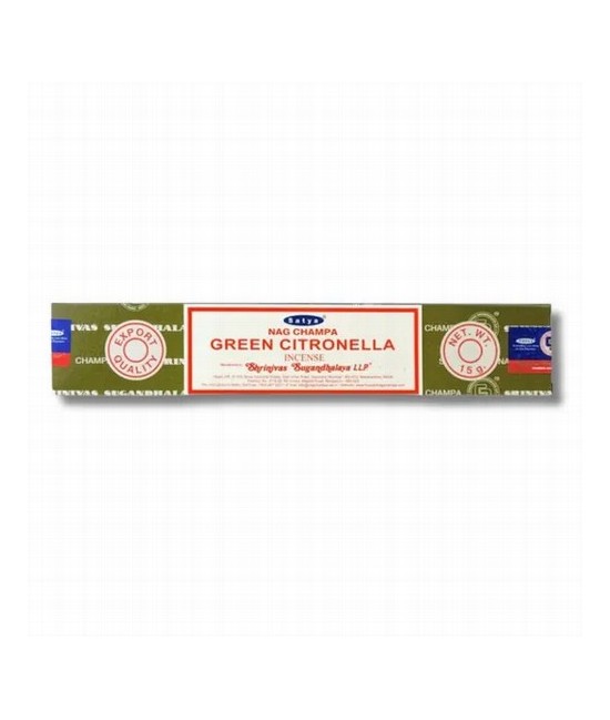 Varillas de incienso Satya Nag Champa  Green Citronella

Incienso en varillas es una forma económica de añadir fragancia y a