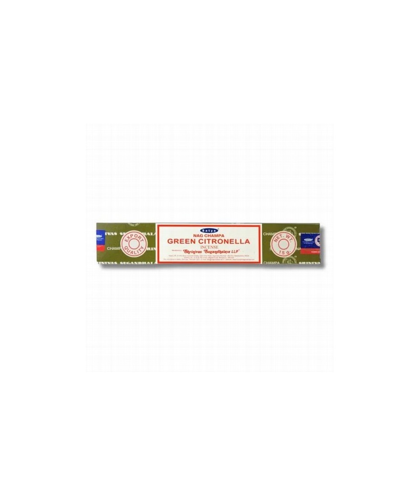 Varillas de incienso Satya Nag Champa  Green Citronella

Incienso en varillas es una forma económica de añadir fragancia y a