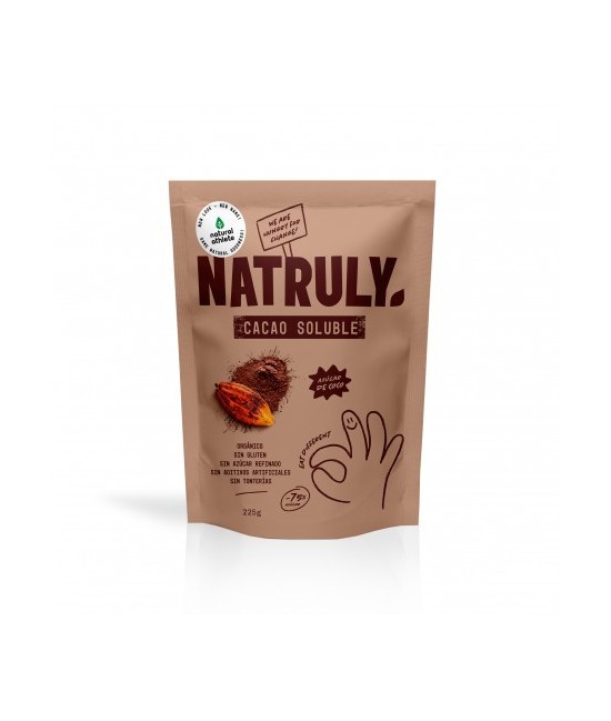 organico
sin gluten
sin azucar refinado
sin aditivos artificiales
sin tonterias
Coco en polvo (45%)
Azúcar de coco (25%)