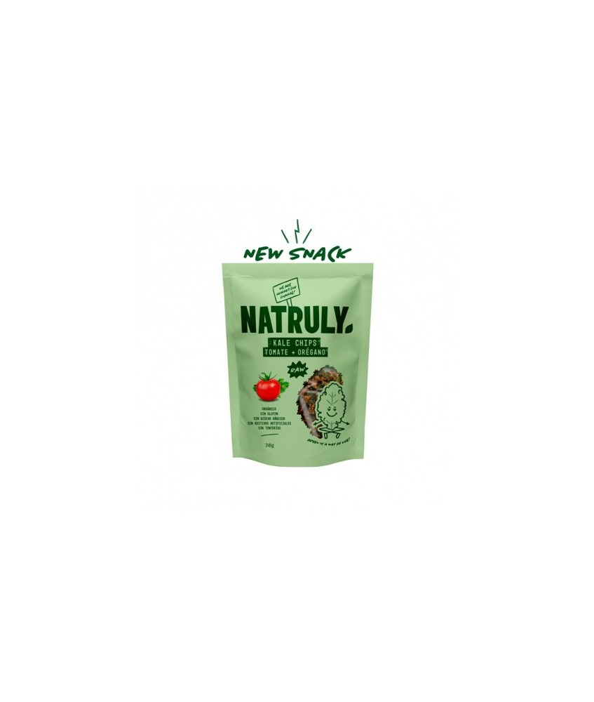 ORGÁNICO
SIN GLUTEN
SIN AZUCAR
SIN ADITIVOS
SIN TONTERÍAS
Kale (51%)
Pipas de girasol (30%)
Tomate (10%)
Levadura (4%)