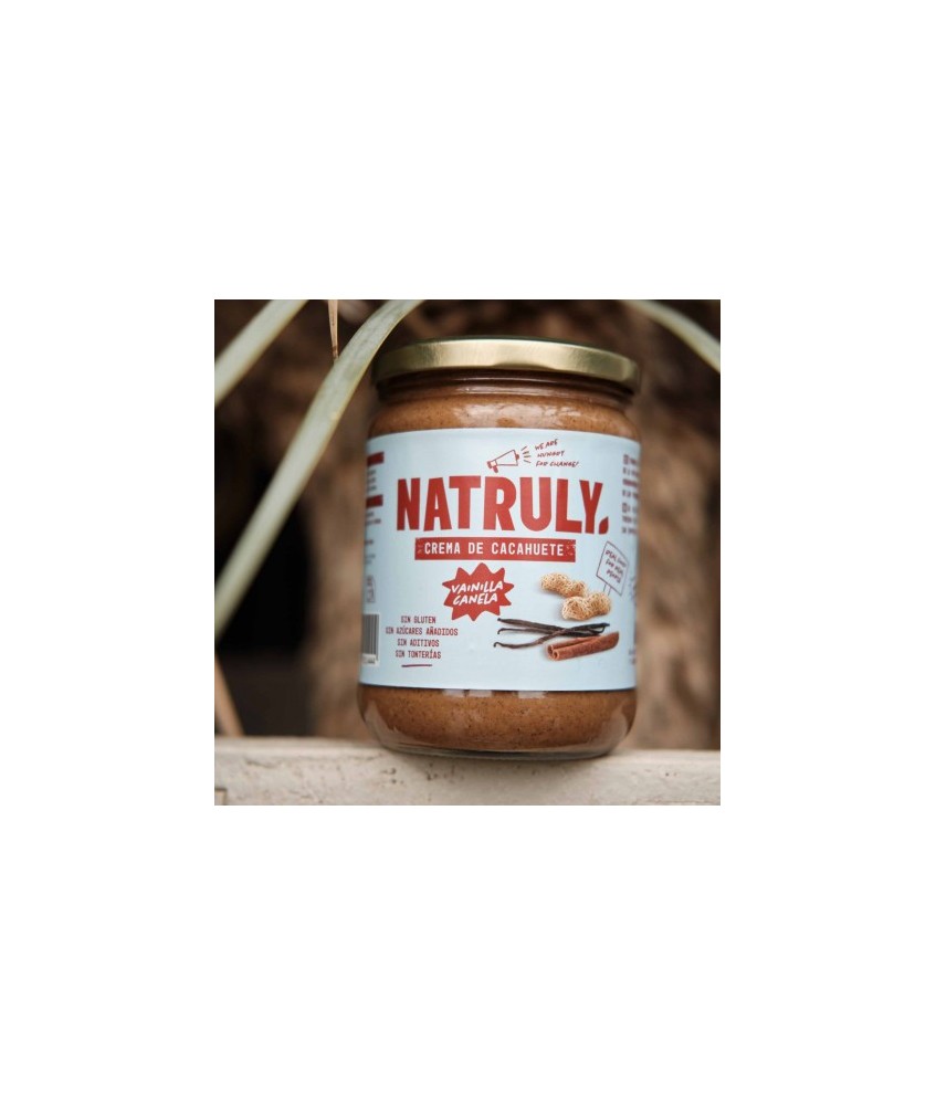 NY.CREMA CACAHUETE VAINILLA CANELA 500 GR.