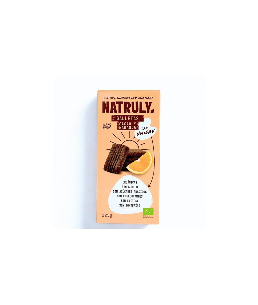 ¡NUEVAS galletas BIO de cacao y naranja! 
Siguen siendo "SIN NADA". Lo que sí tienen es un sabor que te dejará deseando más y 
