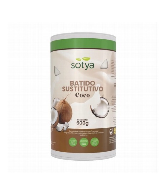 Batido sustitutivo de una comida para el control de peso. A base de leche en polvo, proteína de leche, vitaminas y minerales. E