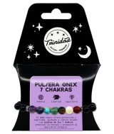 Descripción


Esta pulsera combina el ónix negro con una selección de piedras que representan los 7 chakras: jaspe rojo, cor