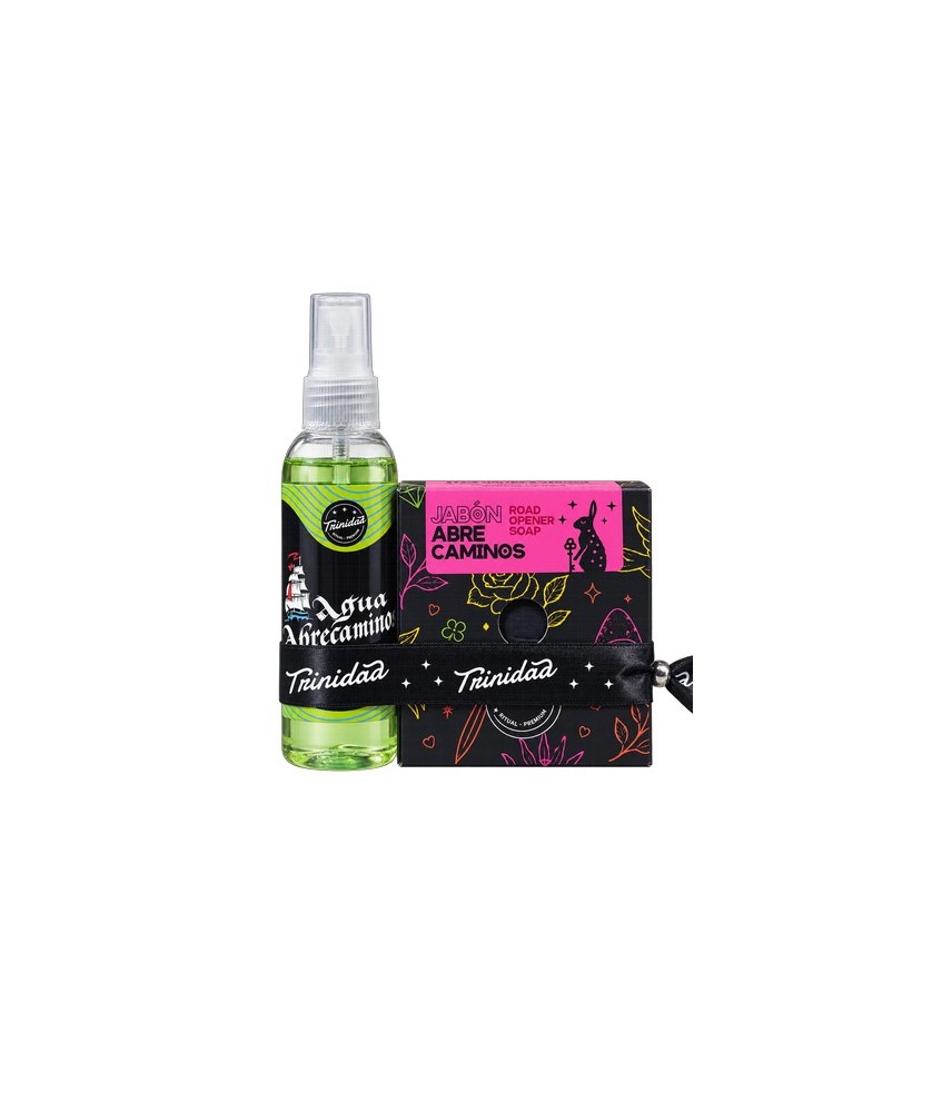 TRI.PACK AGUA ABRECAMINOS SPRAY + JABON