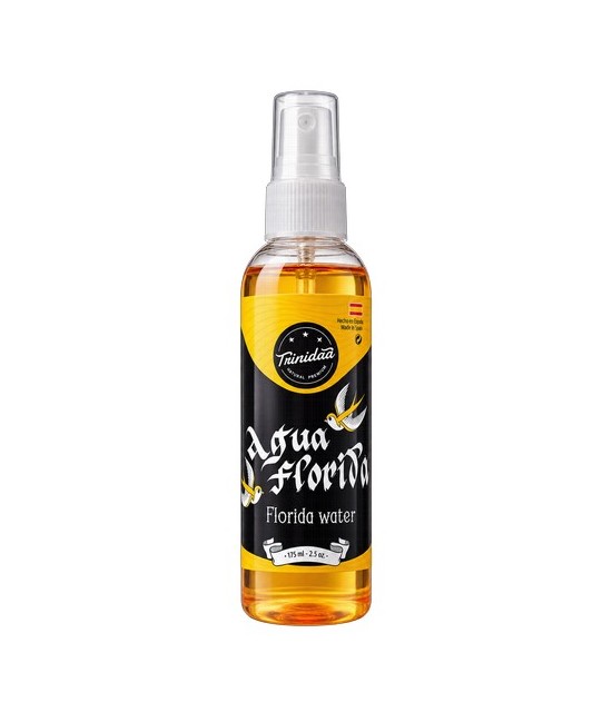 Agua Florida en presentación de 75ml, ideal para quienes buscan una opción ligera y portátil. elaborada a base de agua, alcohol