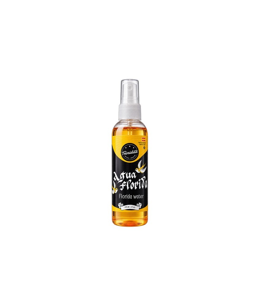 Agua Florida en presentación de 75ml, ideal para quienes buscan una opción ligera y portátil. elaborada a base de agua, alcohol