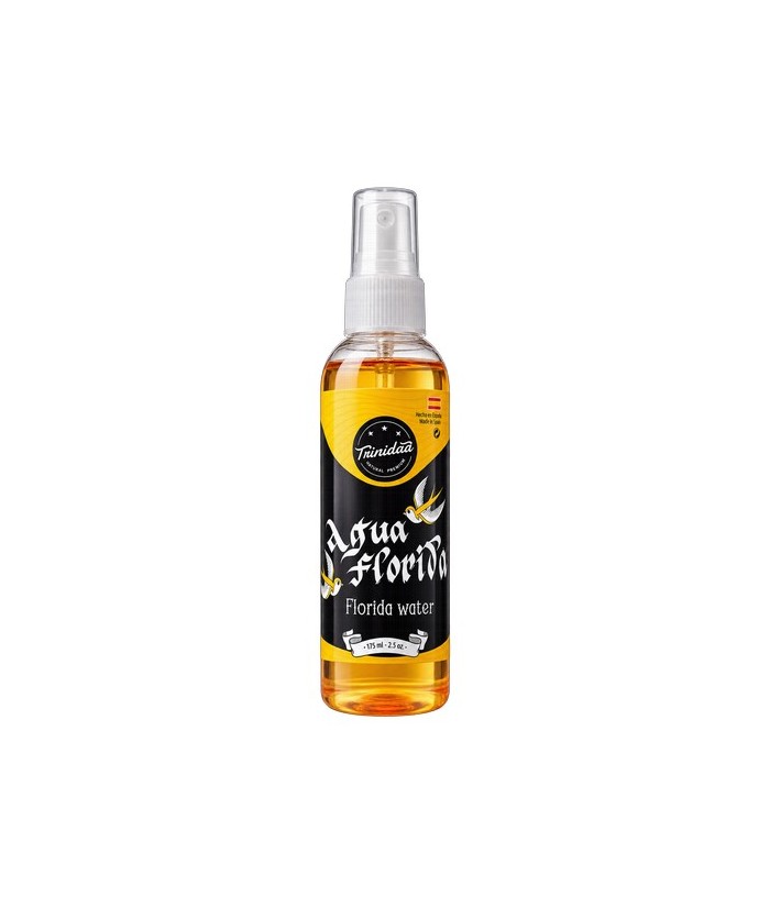 Agua Florida en presentación de 75ml, ideal para quienes buscan una opción ligera y portátil. elaborada a base de agua, alcohol